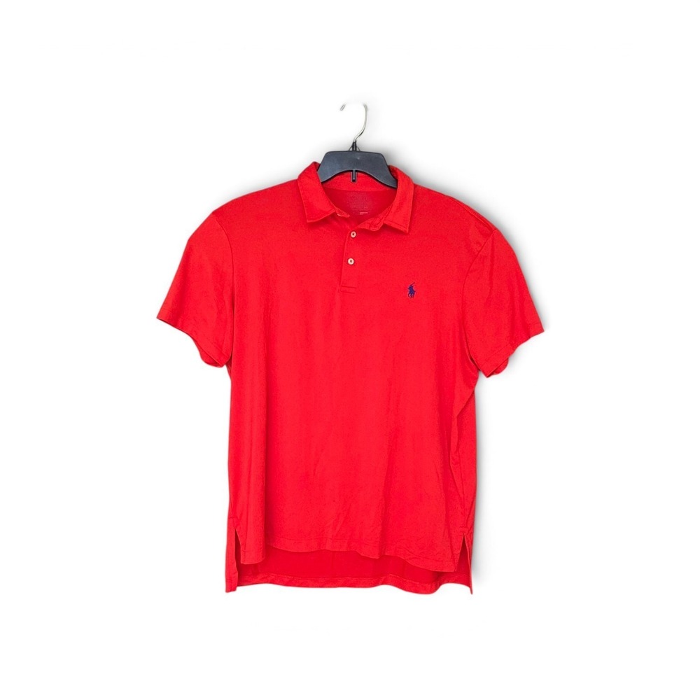 Polo Ralph Lauren Performance Men's Golf Polo Red Stretch Short Sleeve XL